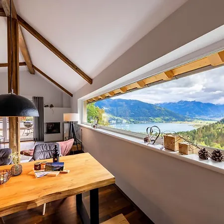 Der Sonnberg Alpinlodges - Mit Seeblick, Privater Sauna Und Self Check-in * 젤암제