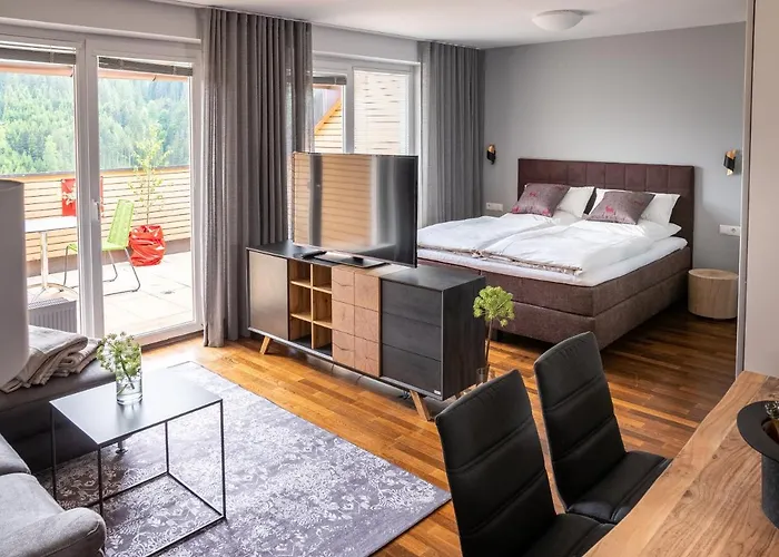 Lejlighed Der Sonnberg Alpinlodges - Mit Seeblick, Privater Sauna Und Self Check-in *