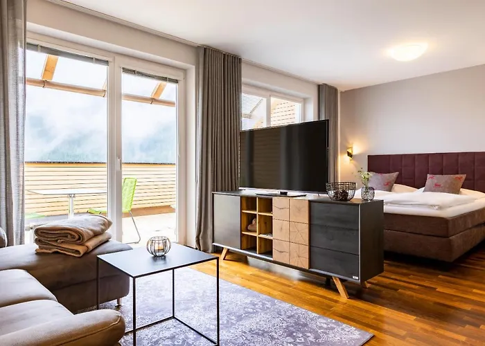 Lejlighed Der Sonnberg Alpinlodges - Mit Seeblick, Privater Sauna Und Self Check-in *