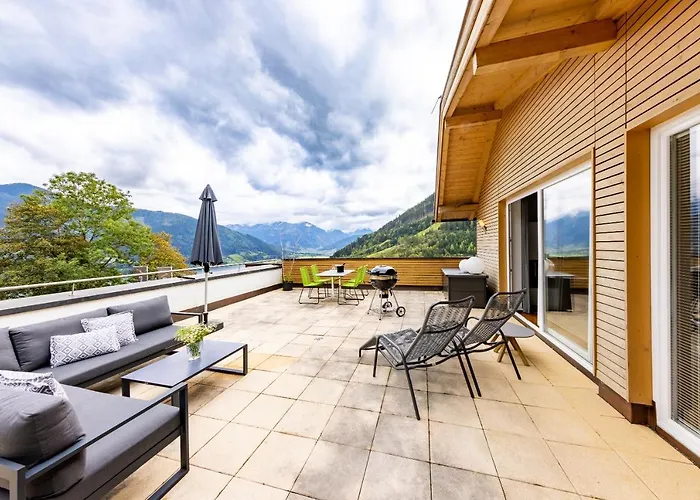 Der Sonnberg Alpinlodges - Mit Seeblick, Privater Sauna Und Self Check-in Lejlighed Zell am See